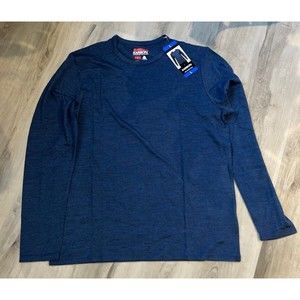 KARBON MENS LONG SLEEVE DARK BLUE SIZE LARGE